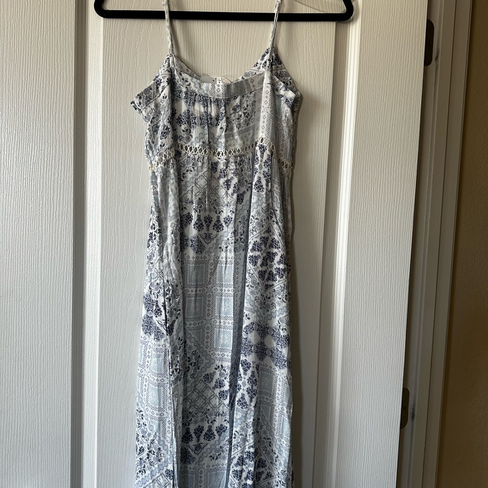 Floral Spaghetti Strap Maxi Dress